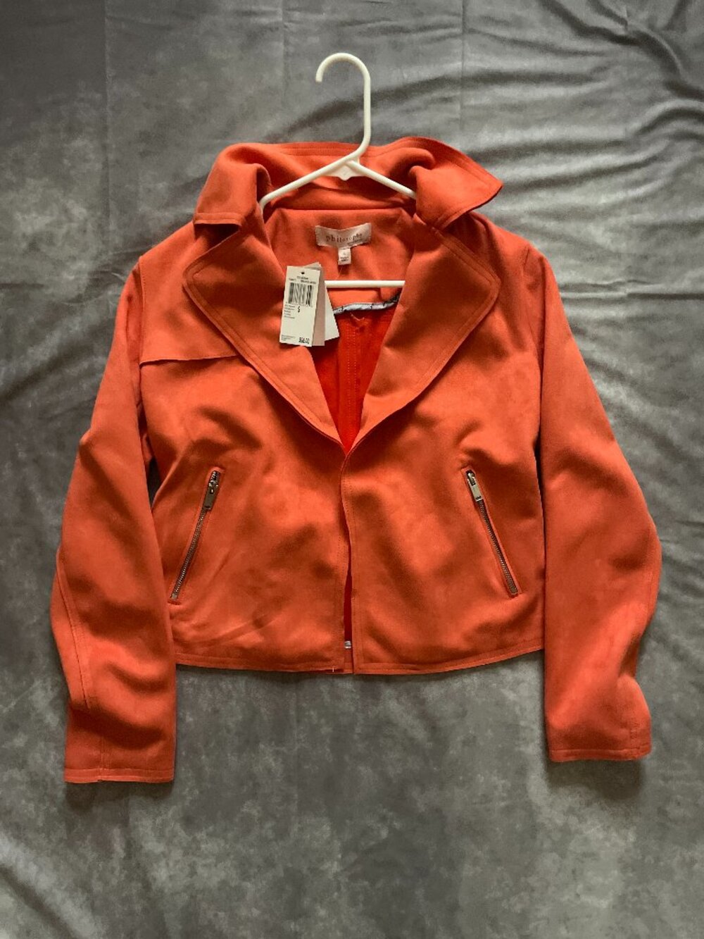 Philosophy Republic Clothing Jacket "Orange Crush" Women Jacket Vest!